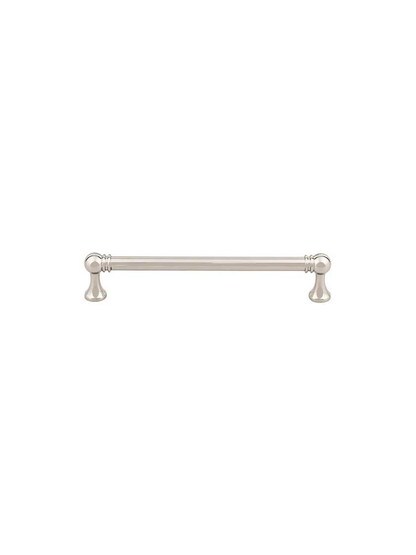 Kara Cabinet Pull - 6 5/16 inch Center-to-Center in Polished Nickel.